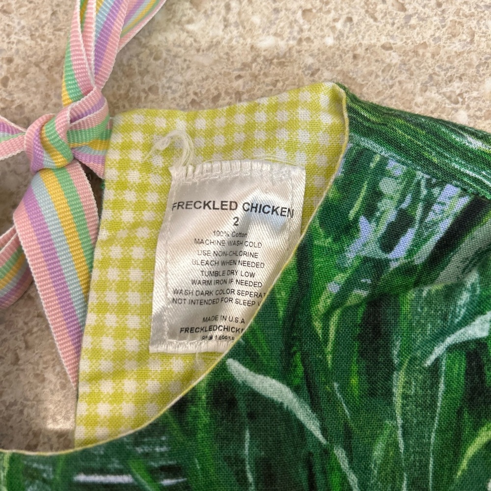 Freckled Chicken Girls Toddler Fairy Boho Nature Embroidered‎ Dress Size 2T - Picture 5 of 5